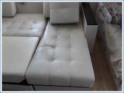 Угловой диван до частичной перетяжки